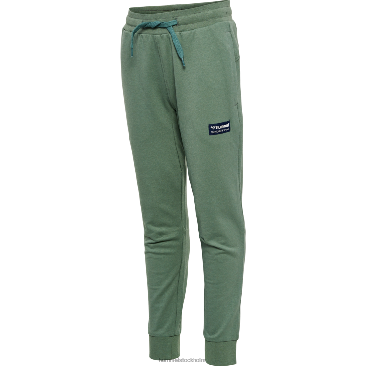 se Hummel barn hmleddy byxor LL40V5193 "joggingbyxor i stretchig bomull"