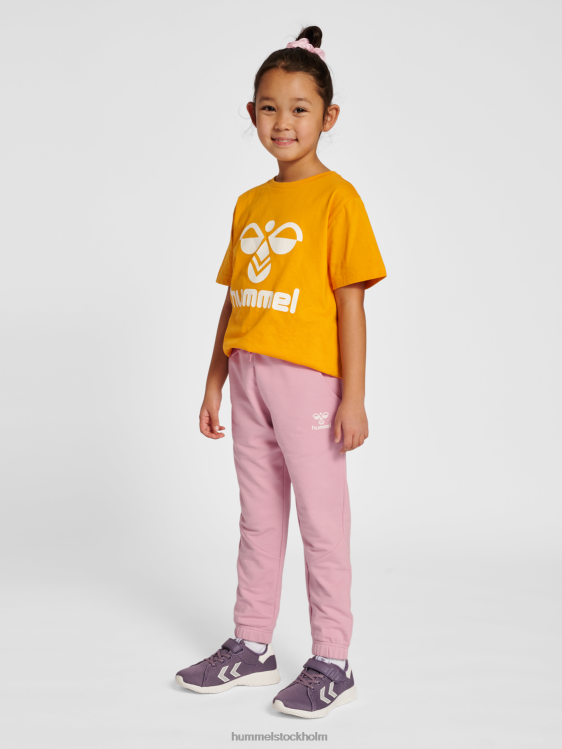 se Hummel barn hmlnuttie byxor LL40V4874 \"joggingbyxor i bomull\"