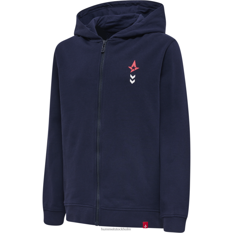 se Hummel barn astralis 21/22 luvtröja med dragkedja LL40V5416 "hoodies & sweatshirts"