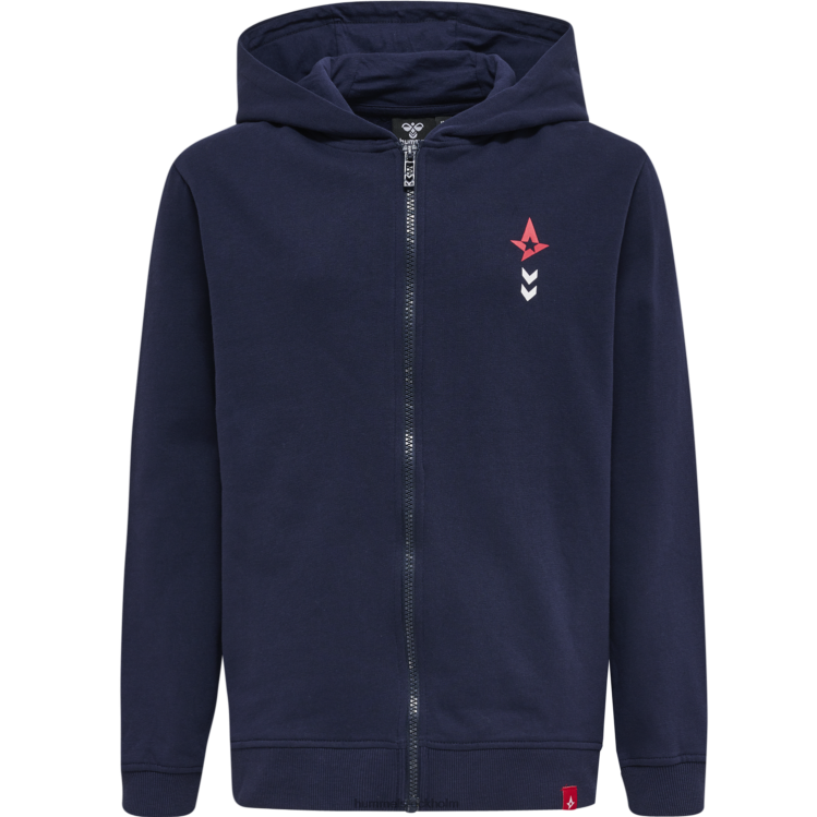 se Hummel barn astralis 21/22 luvtröja med dragkedja LL40V5416 \"hoodies & sweatshirts\"