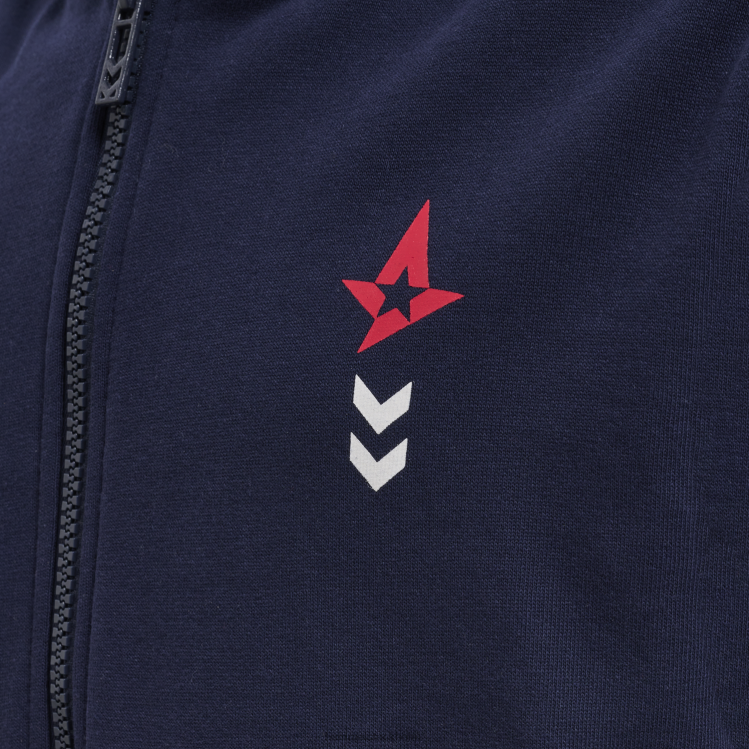 se Hummel barn astralis 21/22 luvtröja med dragkedja LL40V5416 \"hoodies & sweatshirts\"