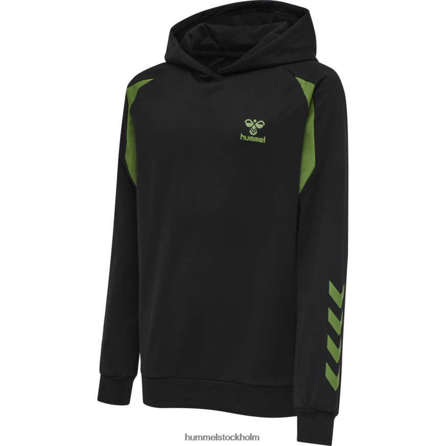 se Hummel barn hmlaction hoodie i bomull LL40V6780