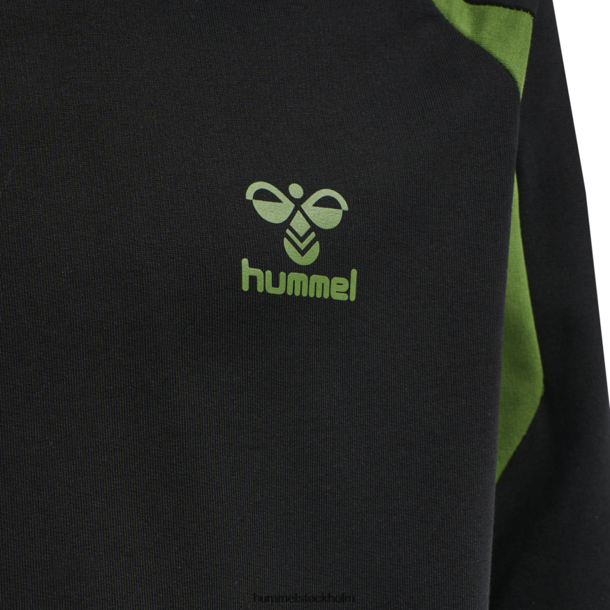 se Hummel barn hmlaction hoodie i bomull LL40V6780