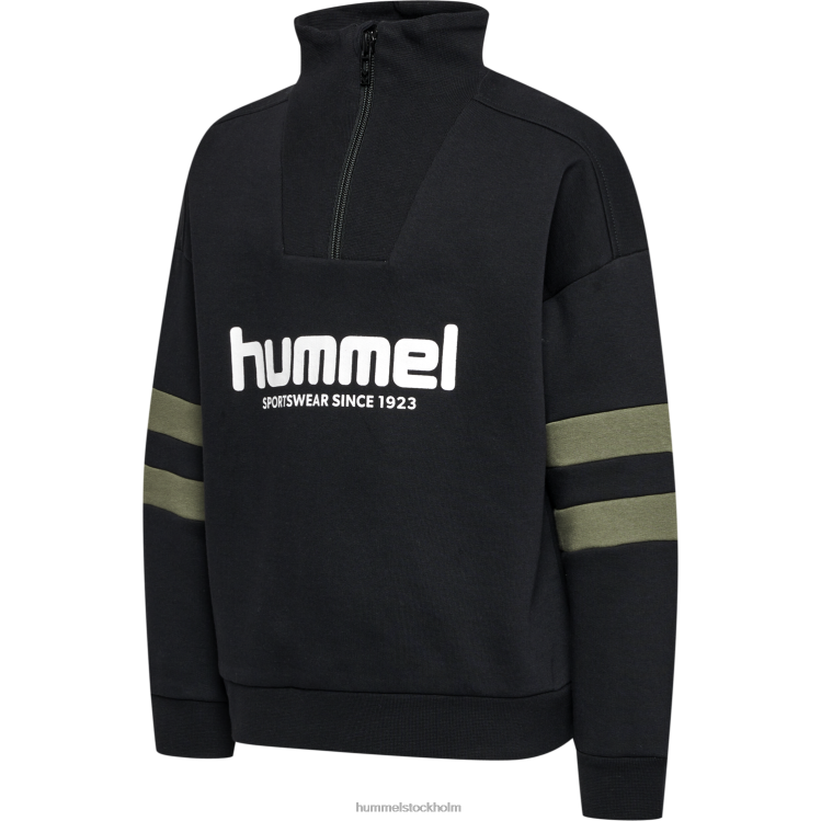 se Hummel barn hmlaspen halv dragkedja LL40V5986 "tröja med halv zip"