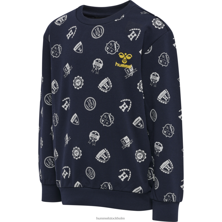 se Hummel barn hmlbiology sweatshirt LL40V5196 "tröja"