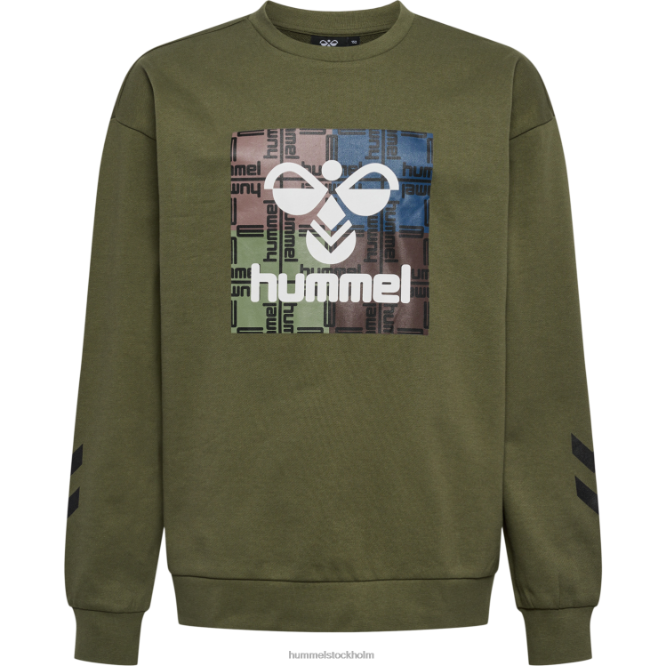 se Hummel barn hmlbodhi sweatshirt LL40V5137 \"tröja\"