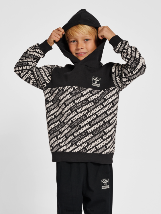 se Hummel barn hmlcameron hoodie LL40V4653 "huvtröja i bomull"