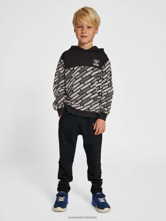 se Hummel barn hmlcameron hoodie LL40V4653 \"huvtröja i bomull\"