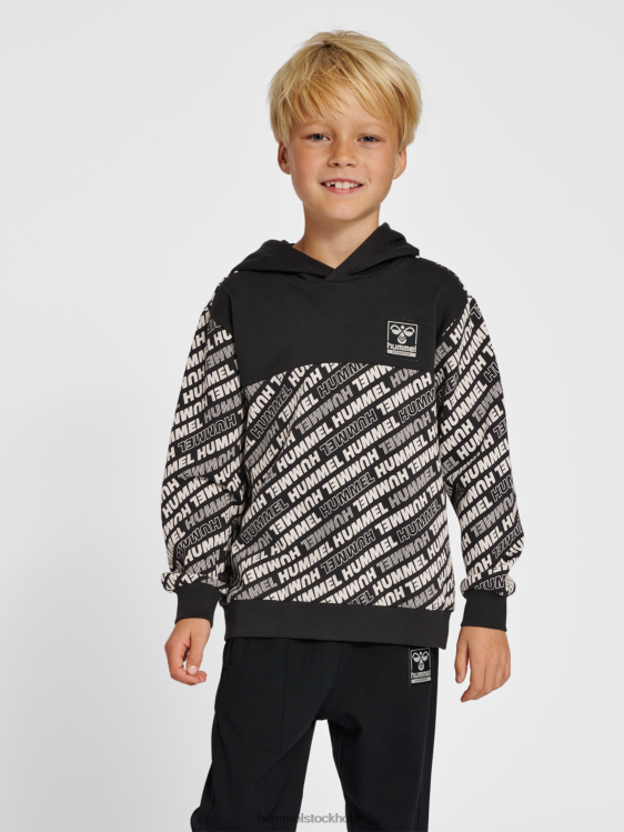 se Hummel barn hmlcameron hoodie LL40V4653 \"huvtröja i bomull\"