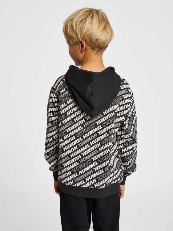 se Hummel barn hmlcameron hoodie LL40V4653 \"huvtröja i bomull\"