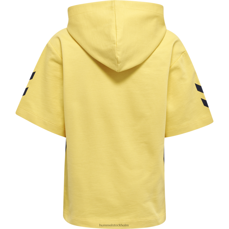 se Hummel barn hmlcloud hoodie s/s LL40V6346 \"kortärmad hoodie\"