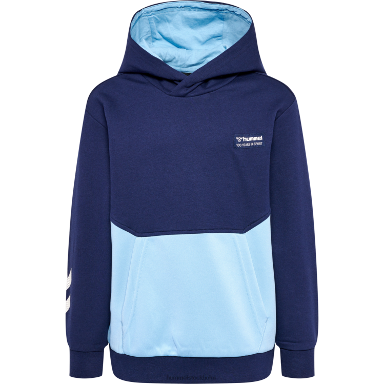 se Hummel barn hmleddy hoodie LL40V4797 \"colour-block hoodie\"