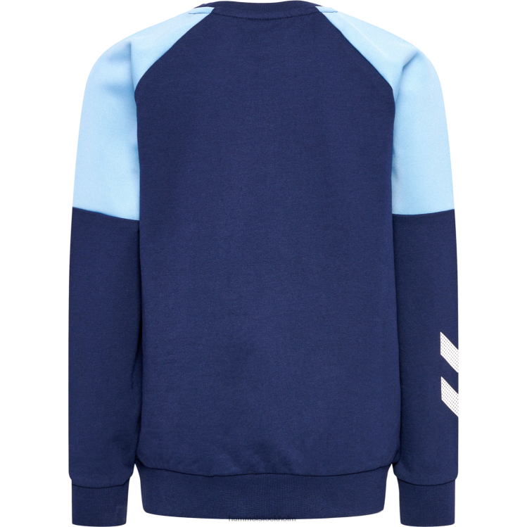se Hummel barn hmleddy sweatshirt LL40V5047 \"colour-block sweatshirt\"