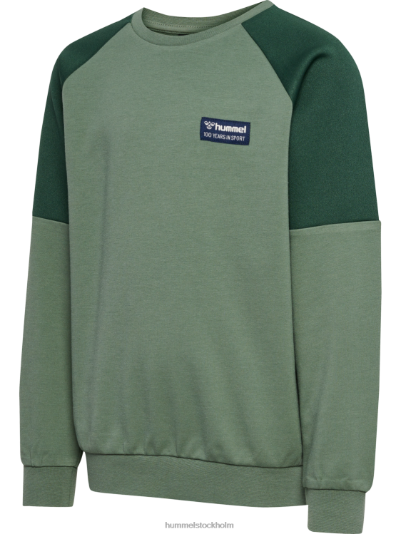 se Hummel barn hmleddy sweatshirt LL40V6098 "colour-block sweatshirt"