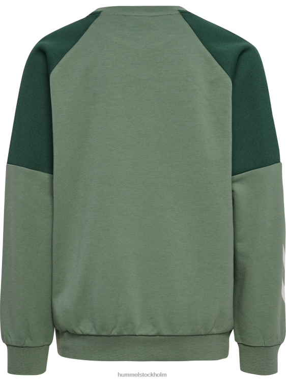 se Hummel barn hmleddy sweatshirt LL40V6098 \"colour-block sweatshirt\"