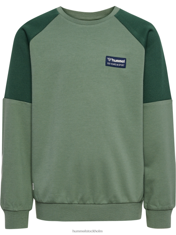 se Hummel barn hmleddy sweatshirt LL40V6098 \"colour-block sweatshirt\"