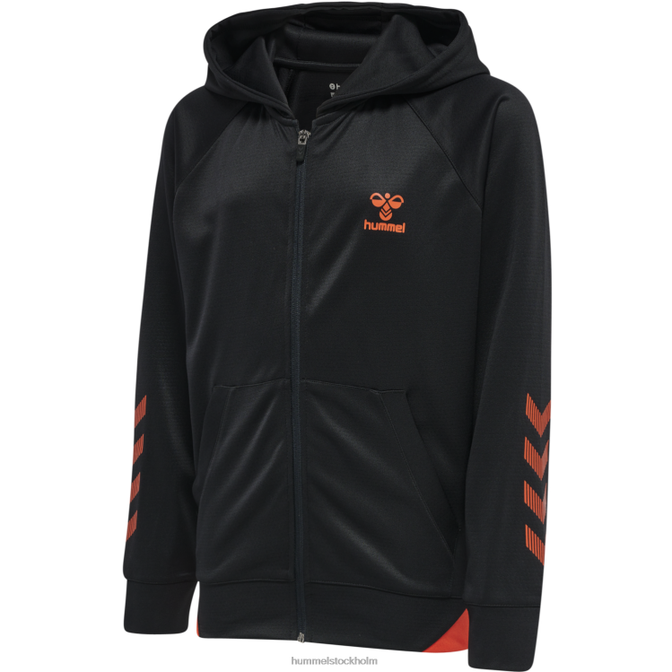 se Hummel barn hmlgg12 action hoodie med dragkedja LL40V6336 "huvtröja med dragkedja"