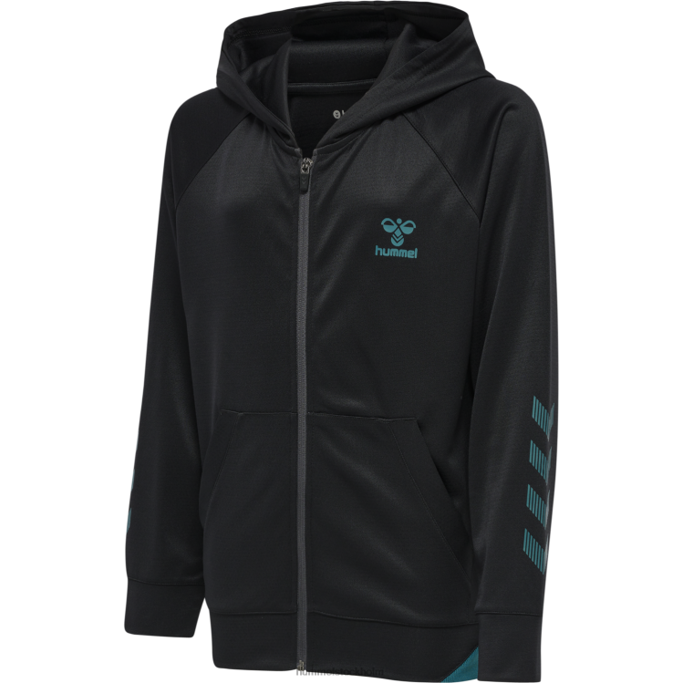 se Hummel barn hmlgg12 action hoodie med dragkedja LL40V6341 "huvtröja med dragkedja"