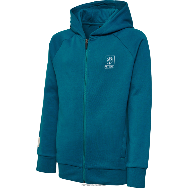 se Hummel barn hmlgg12 hoodie med dragkedja LL40V5912 "huvtröja med dragkedja"