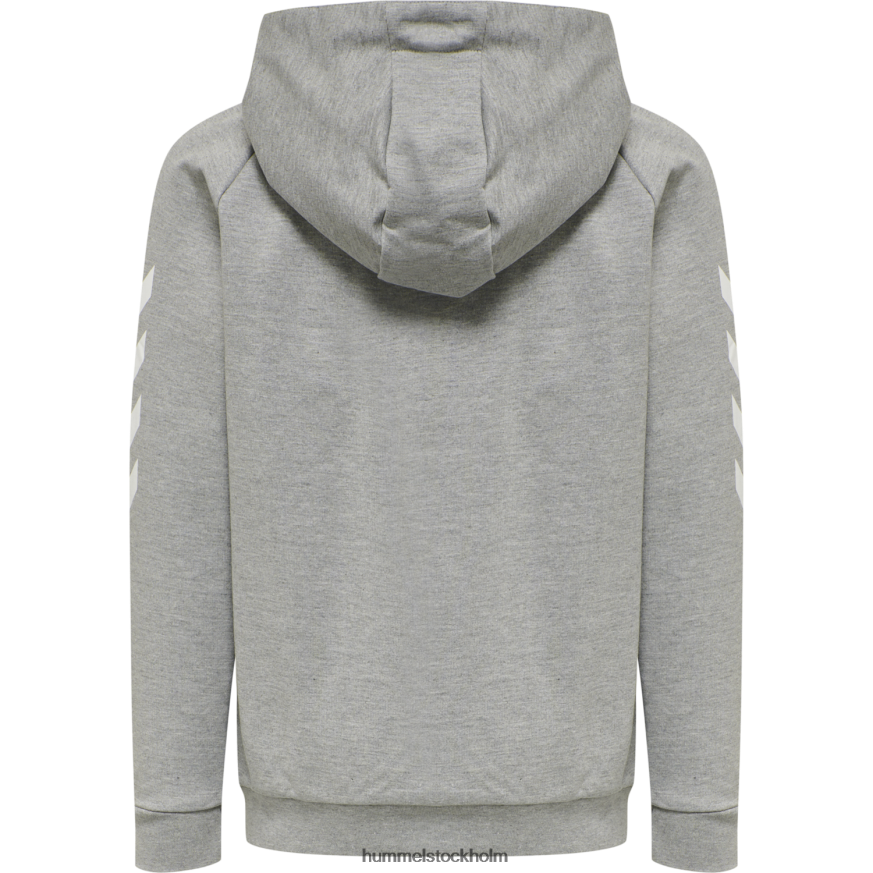 se Hummel barn hmlgo hoodie i bomull med dragkedja LL40V6770