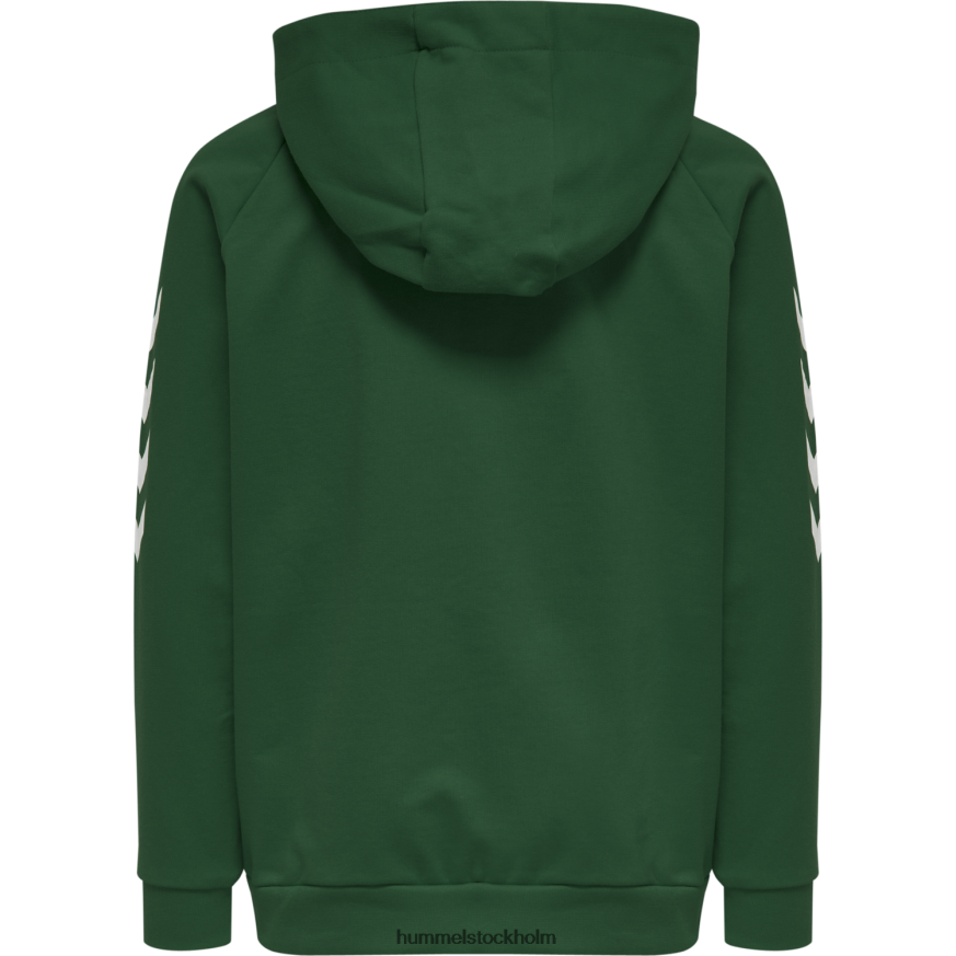 se Hummel barn hmlgo hoodie i bomull med dragkedja LL40V6796