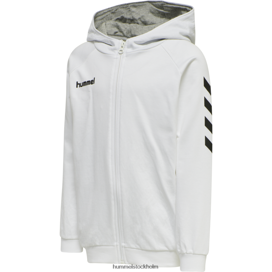 se Hummel barn hmlgo hoodie i bomull med dragkedja LL40V6933