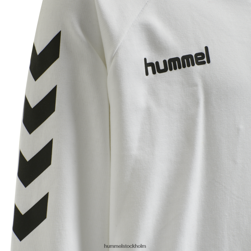 se Hummel barn hmlgo hoodie i bomull med dragkedja LL40V6933
