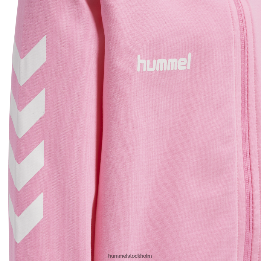 se Hummel barn hmlgo hoodie i bomull med dragkedja LL40V6987