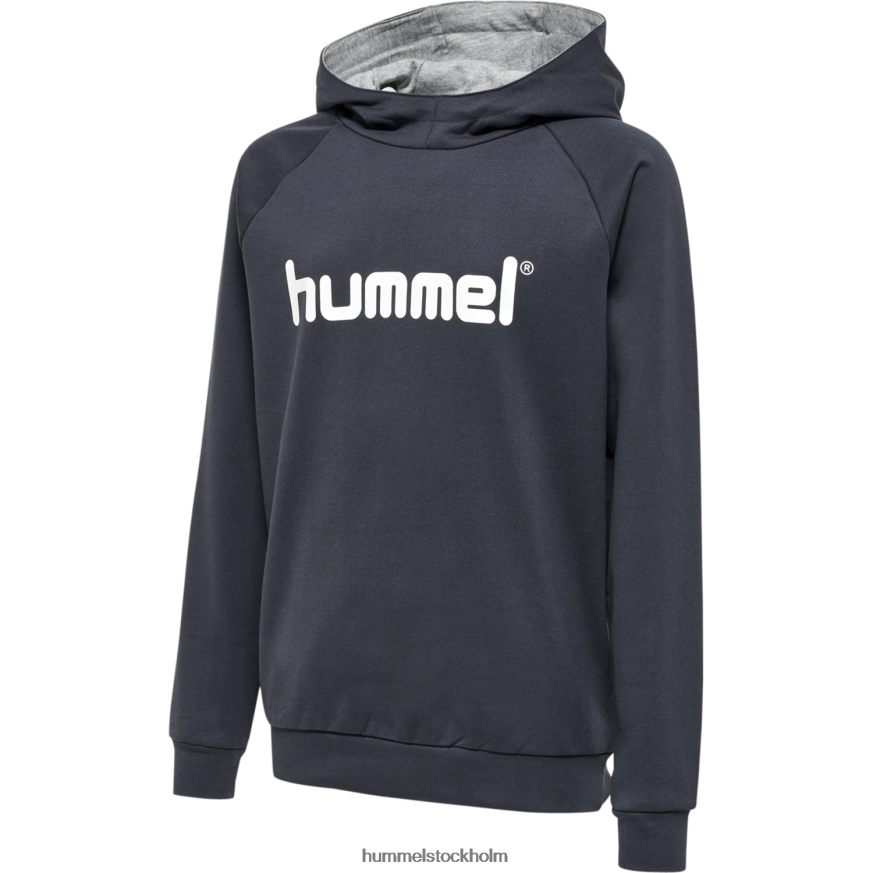 se Hummel barn hmlgo hoodie med logotyp i bomull LL40V6821