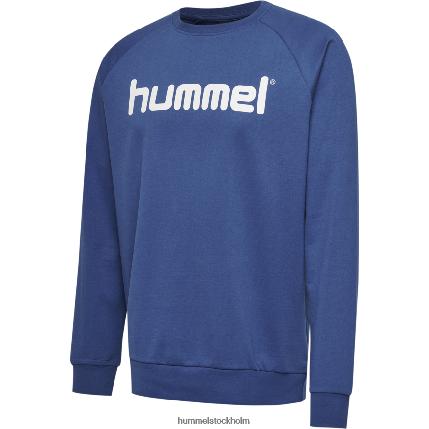 se Hummel barn hmlgo sweatshirt med logotyp i bomull LL40V6863
