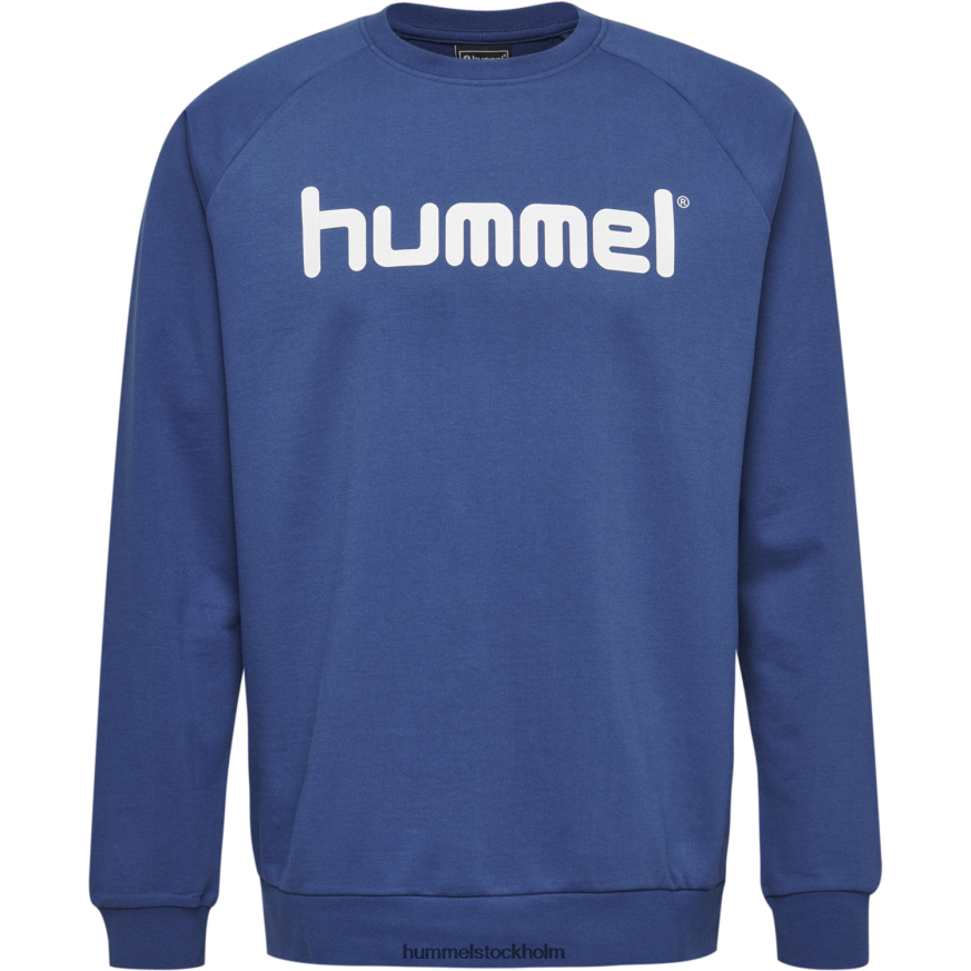 se Hummel barn hmlgo sweatshirt med logotyp i bomull LL40V6863