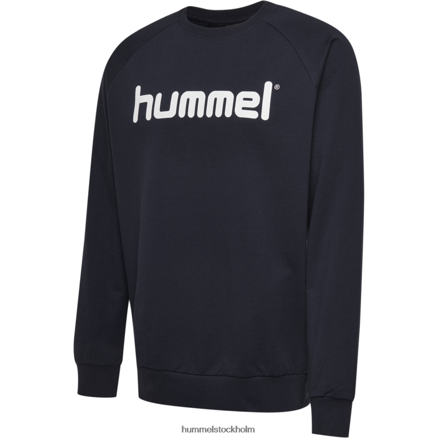 se Hummel barn hmlgo sweatshirt med logotyp i bomull LL40V6880