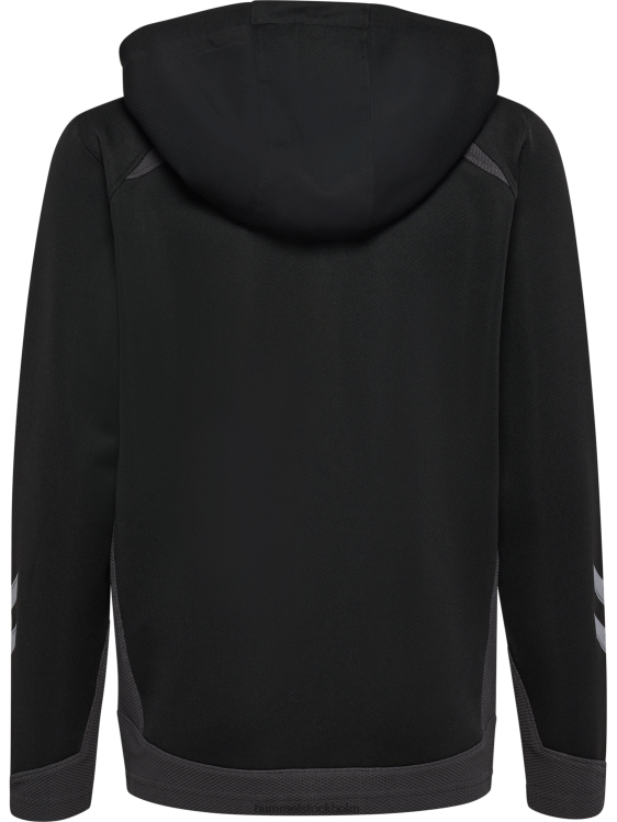 se Hummel barn hmllead poly hoodie med dragkedja LL40V6679 \"luvtröja\"