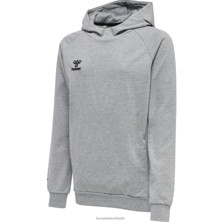 se Hummel barn hmlmove grid hoodie i bomull LL40V4836 "luvtröja"