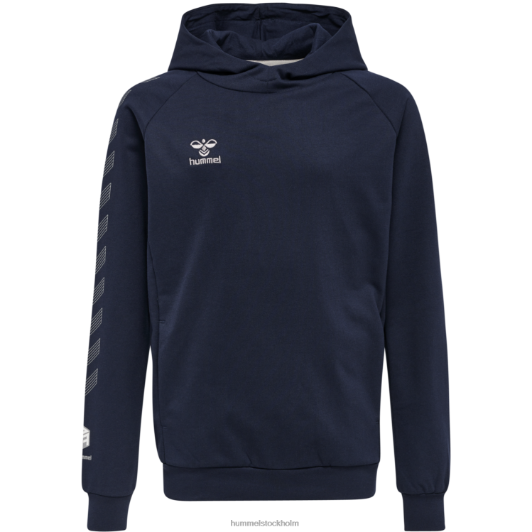 se Hummel barn hmlmove grid hoodie i bomull LL40V5032 \"luvtröja\"