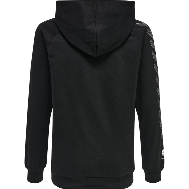 se Hummel barn hmlmove grid hoodie i bomull LL40V5038 \"luvtröja\"