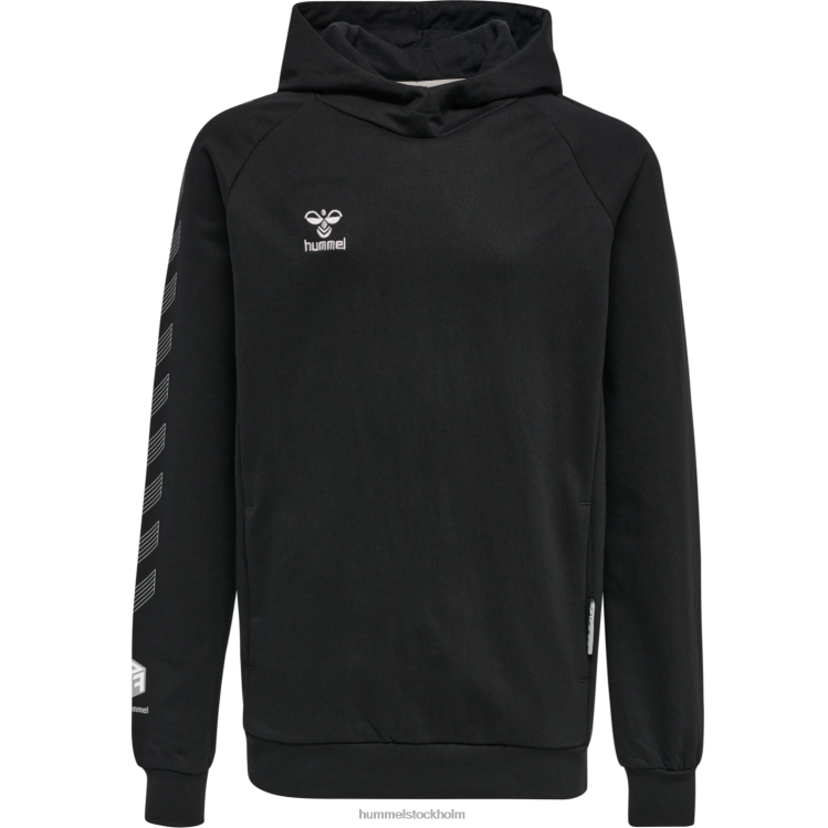 se Hummel barn hmlmove grid hoodie i bomull LL40V5038 \"luvtröja\"