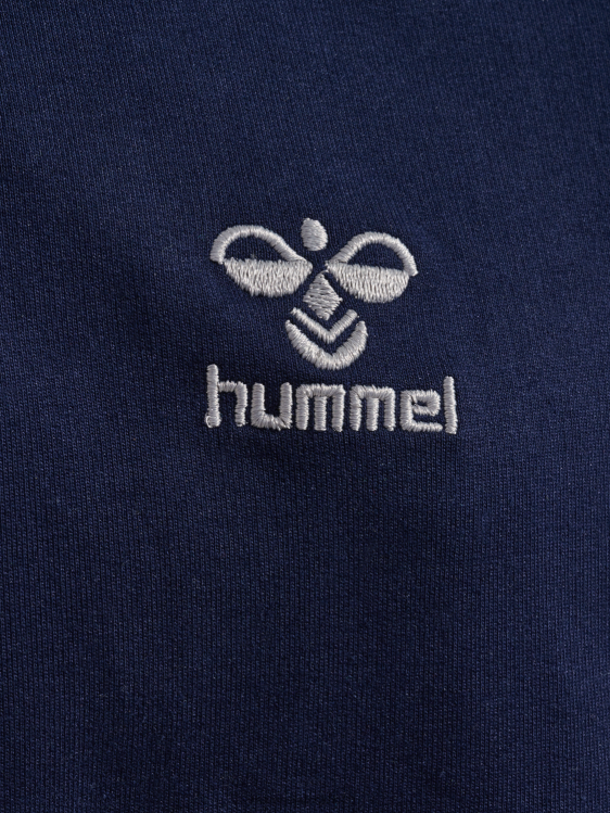 se Hummel barn hmlmove grid hoodie i bomull med dragkedja LL40V5208 \"huvtröja med dragkedja\"