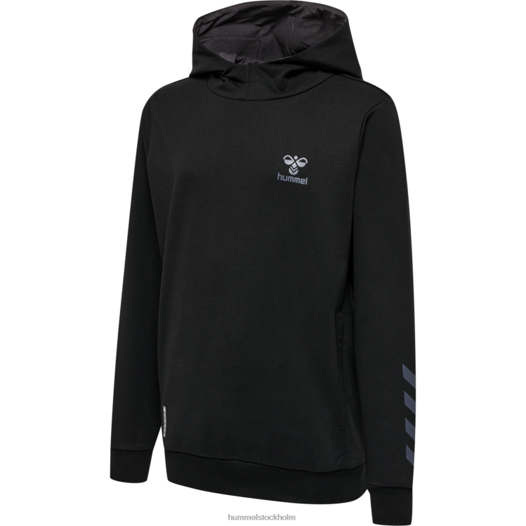 se Hummel barn hmloffgrid hoodie i bomull LL40V5199 "luvtröja"