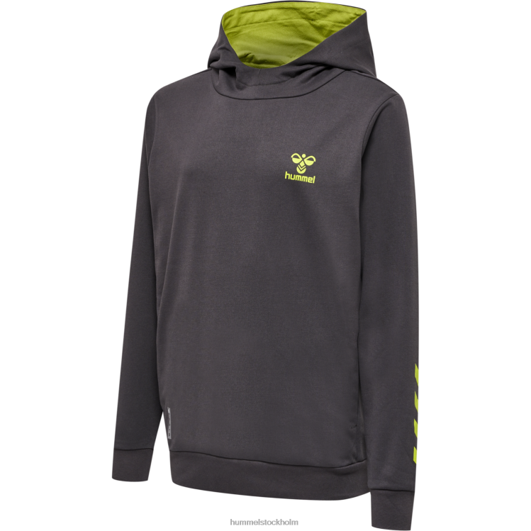 se Hummel barn hmloffgrid hoodie i bomull LL40V5263 "luvtröja"