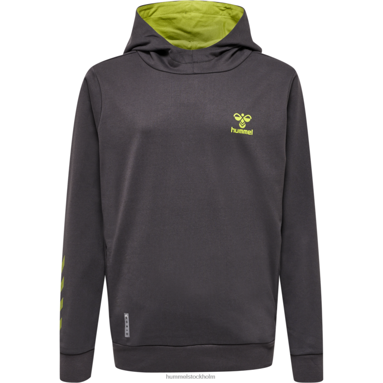 se Hummel barn hmloffgrid hoodie i bomull LL40V5263 \"luvtröja\"