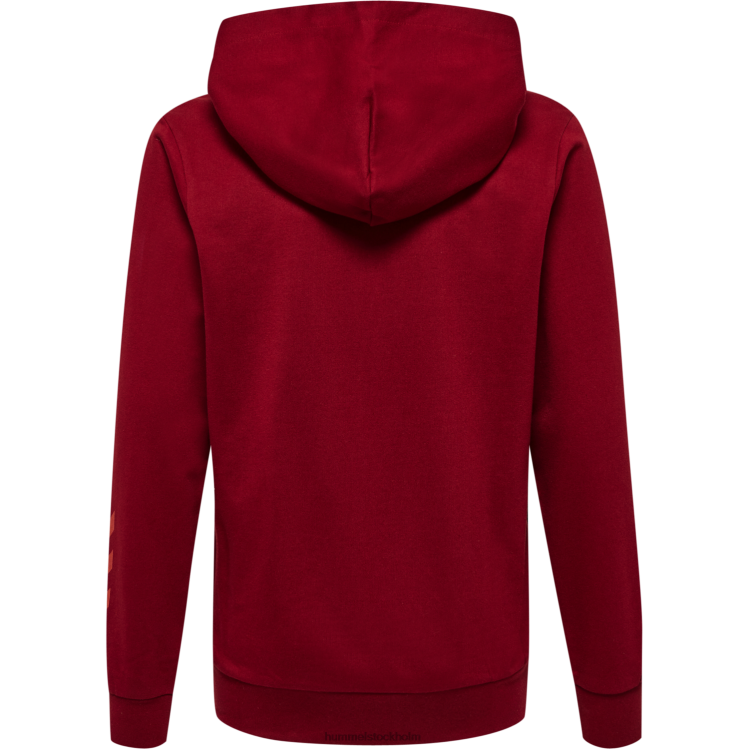 se Hummel barn hmloffgrid hoodie i bomull LL40V5465 \"luvtröja\"