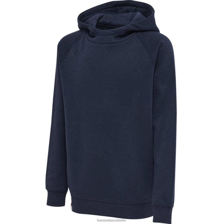 se Hummel barn hmlröd klassisk hoodie LL40V5765 "luvtröja"