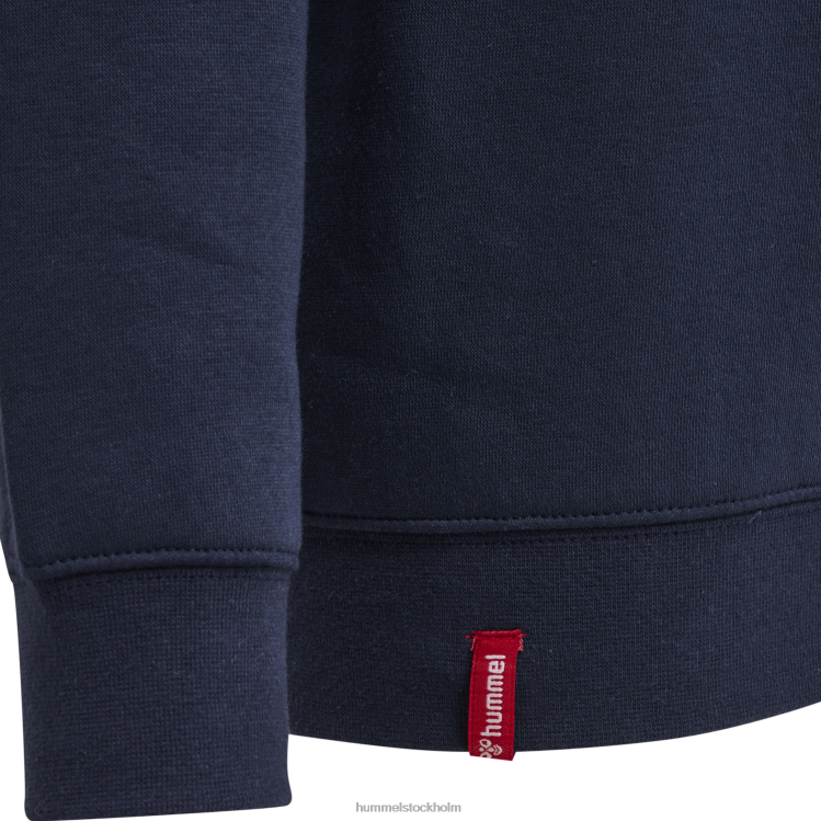 se Hummel barn hmlröd klassisk hoodie LL40V5765 \"luvtröja\"