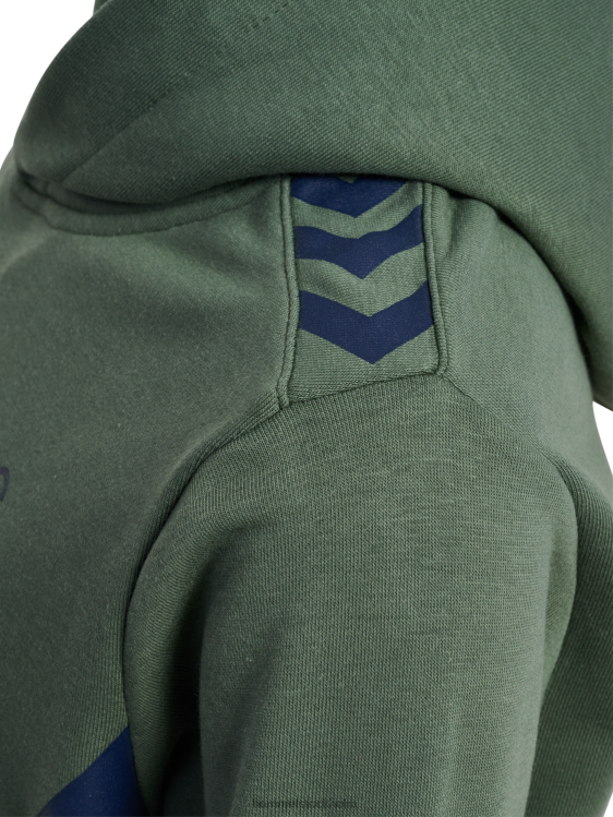 se Hummel barn hmlstaltisk hoodie i bomull LL40V4872 \"sportig hoodie\"