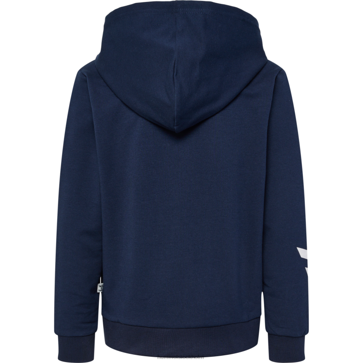 se Hummel barn hmltrece hoodie med dragkedja LL40V4687 \"huvtröja med dragkedja\"