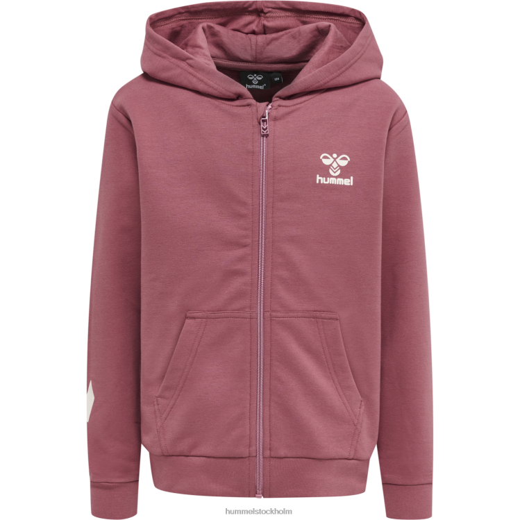 se Hummel barn hmltrece hoodie med dragkedja LL40V5576 \"luvtröja\"