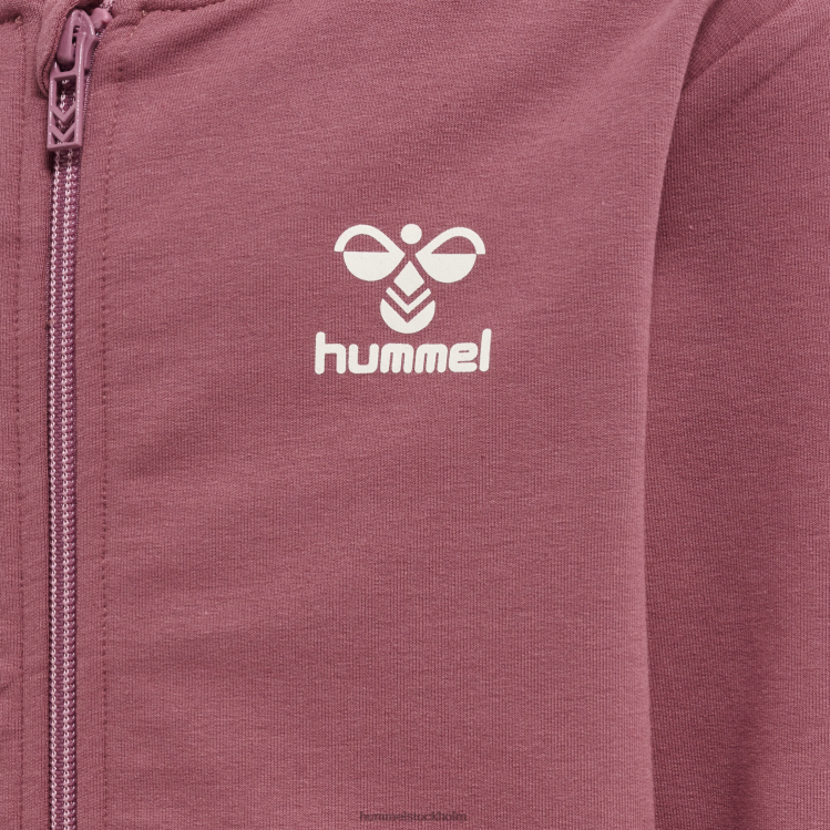se Hummel barn hmltrece hoodie med dragkedja LL40V5576 \"luvtröja\"