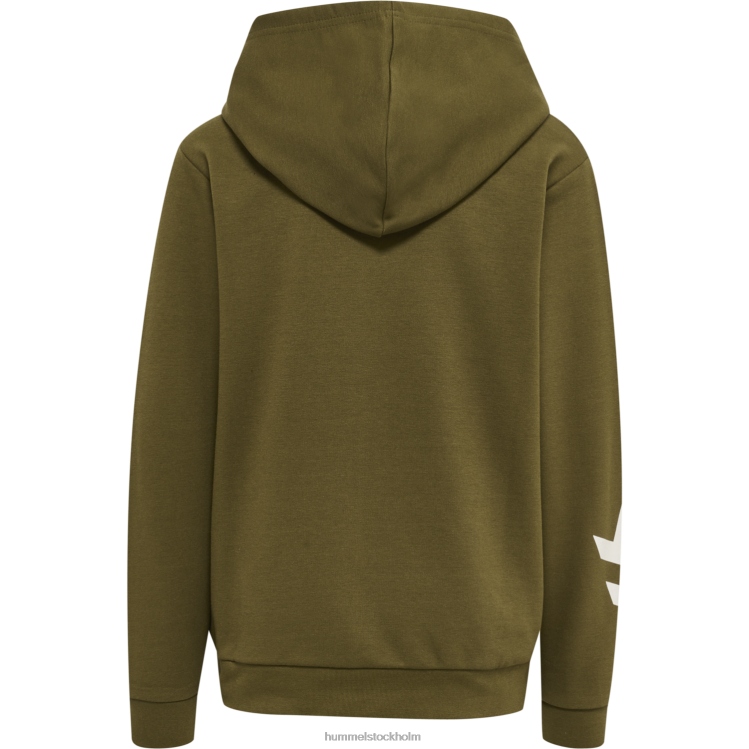 se Hummel barn hmltrece hoodie med dragkedja LL40V5672 \"luvtröja\"