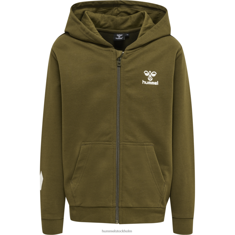se Hummel barn hmltrece hoodie med dragkedja LL40V5672 \"luvtröja\"